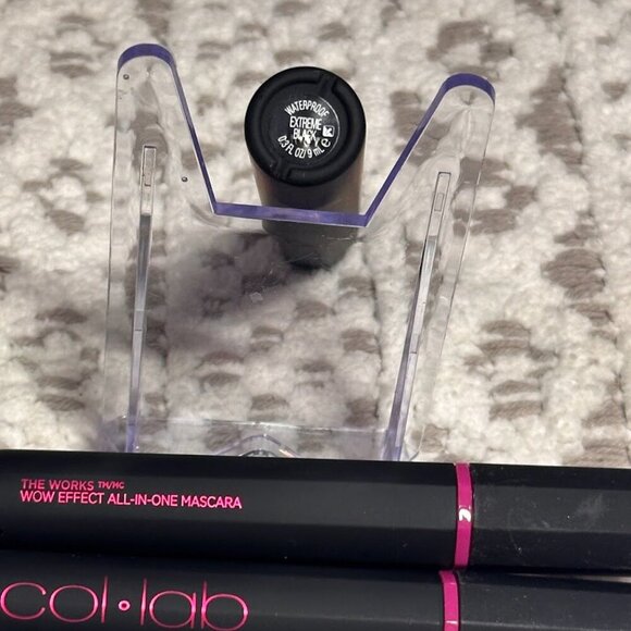 THE WORKS Wow Effect "Eye-Have-it-ALL" Mascara Extreme Black WATERPROOF NWT - Picture 9 of 11